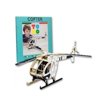 Helikopter Yapılacak Karton Helikopter Montaj Yapılacak Ve Renklendirilecek 61 Parça
