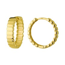 Goldkupe 14 Ayar Altın Dilim Halka Küpe 5,75 Gr-6422