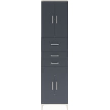 Arges Dolap 4 Raflı 3 Çekmeceli 4 Kapaklı 60x30x243 Aytaşı-an... Aytaşı
