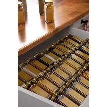 18'li Baharatlık Seti, 120 Ml, Gold Kapak Ve Etiketli Standsız Takım Diğer