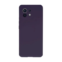 Xiaomi Mi 11 Kılıf Nano İçi Kadife Silikon - Mor 0.2M-Çok Renkli