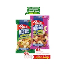 Paşa Kuruyemiş Karışık Süper Mix Kuruyemiş 12 x 40 G