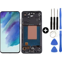 Samsung Galaxy S24 Fe Sm-s721 Uyumlu Çıtalı A Kalite Lcd Ekran Dokunmatik Siyah + Tamir Seti