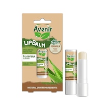 Aloevera Vegan Dudak Bakım Kremi - Kuruyan Ve Çatlayan Dudaklar Için Yumuşatıcı Ve Koruyucu Etkili