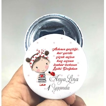 Baskiistiyorumm Bebek Açacak Magnet Isim Baskılı Magnetli Açacak (367437247)
