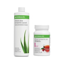 Herbalife 473 Ml 1 Ad Aloe Içecek Ahududu Ar 50 Gr Çay 1 Ad
