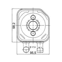 Mahle-knecht-behr Clc165000s Yağ Soğutucu Audi A4 A6 Vw Passat 059117021b