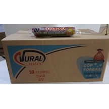 Vural & Polmix Orta S70 Çöp Torbası 55X60 Cm Kolı 50X20 Lı Pk