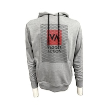 Vigoss Vıgoss Actıon Baskılı Erkek Sweatshırt 62488-30113 Koyu Gri Melanj