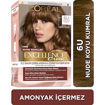 L'Oréal Paris L'Oréal Paris Excellence Creme Nude Renkler Saç Boyası – 6U Nude Koyu Kumral Diğer