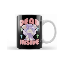 Cute Pastel Goth Dead Inside Kawaii Anime Girl Kupa Bardak Porselen Karışık