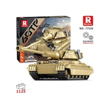 Reobrix 77036 World Of Tanks 60tp Lewandowskiego Tank Yaratıcı Yapı Blok Seti Building Blocks - 1128 Parça