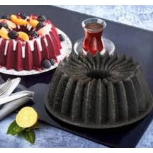 Döküm Granit 26 Cm Siyah Yıldız Kek Kalıbı