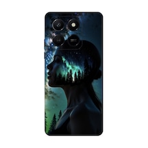 Kılıfland Honor X7d Uyumlu Kılıf Boutique Baskılı Resimli Woman İn Tree Pcode -004 Çok Renkli