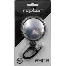 Bisiklet Ayna Raptor Jy-17 Kayış Bağlantılı Siyah