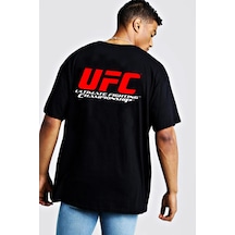 Ufc Oversize Tişört Siyah