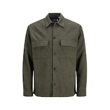 Jack & Jones Jack&jones Regular Fit Uzun Kollu Haki Erkek Gömlek 12239329 001