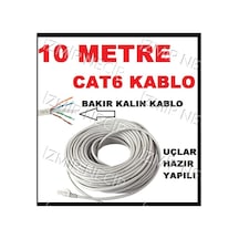 Ncpline 10 Mt 10 Metre Cat 6 Kablo Internet Kablosu Ket 6 Ağ