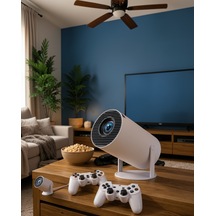 4k Wireless Çift Kollu Kumandalı Oyun Projeksiyonu Retro Video Oyunu Yeni Nesil 26325547