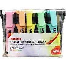 Noki Pastel Highlighter 9000P 5'li Işaretleme Kalemi Nokı Khnoki8