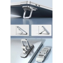 Yeni Nesil Taşınabilir Portatif Tasarım Laptop Tablet Standı 2 Kademeli Yükseltme 2li
