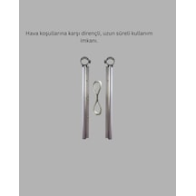 Pratik Çamaşır Askılığı 25x60 Cm Kare Balkonlar İçin Çok Renkli
