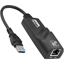Usb 3.0 To Ethernet Adaptör 10-100-1000 Mbps Lan Dönüştürücü Laptop Ve Pc İçin Yüksek Hızlı Rj45 Ağ Bağlantı Adaptörü