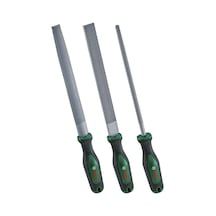 Bosch 3 Parçalı Törpü Seti Sağlam Ahşap Törpü Seti, Düz, Yarı Yu