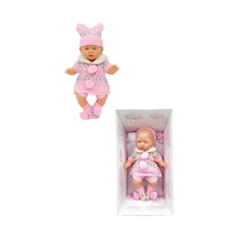 Galtoys Azra Newborn Pembe-Gri Triko Elbiseli Bebek