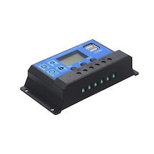 Geeksen 40a Pwm Güneş Şarj Kontrol Cihazı - 12v/24v Otomatik Adapte, Usb 5v Çıkışlı Akıllı Regülatör
