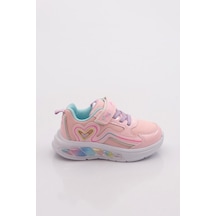 Marco Kids 03-26y313 Çocuk Patik Işıklı Spor Ayakkabı Pembe