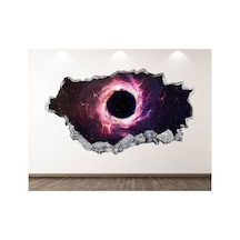 Güneş Sistemi Ve Gezegenler Full Hd Baskı 3d Modern Duvar Sticker