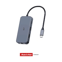 Isy IAD-0003 7-in-1 Usb-C Çok Portlu Adaptör