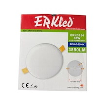 Erkled 36w Ayarlanabilir Led Panel Spot Beyaz Işık 6500k 3850 Lm Diğer