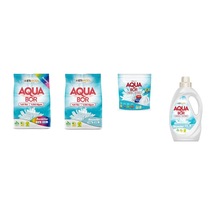 Aquabor Doğal Mineralli 4 Kg Renkliler + 4 Kg Beyaz + Tablet + Sıvı Beyaz 4 Lü Set 73835468