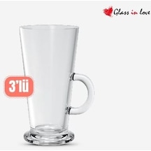 Glass İn Love 3lü Latte Bardağı 320 Cc 3t15044