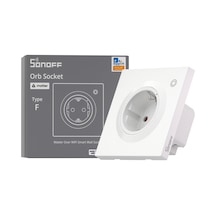 Sonoff Fusion Serisi Matter Akıllı Duvar Prizi Ws01tpf-e