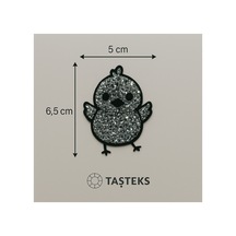 Taşlı Ütülenebilen Veya Sticker Olarak Kullanılabilen Civciv Modeli