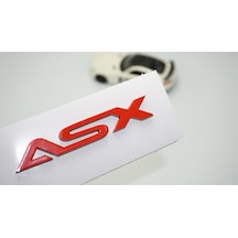 Dk Tuning Asx Bagaj Kırmızı Abs 3m Yazı Logo Mitsubishi İle Uyuml