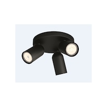 Philips Pongee 3'lü Siyah Spot