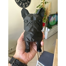 Geometrik Fransız Buldogu Figürü Dekoratif Figür Biblo