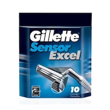 Gillette Sensor Excel Yedek Başlık 10'lu