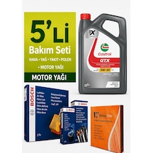 Bosch Seat Ibiza 1.4 Dizel Filtre Bakım Seti-castrol Gtx 5w30 5lt 2003-2006 5 Li