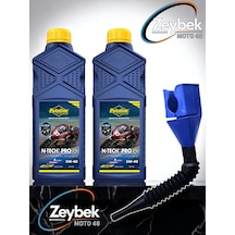 2 Adet N-tech Pro R+ Tam Sentetik 4 Zamanlı 5w40 Motosiklet Yağı