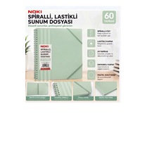 Noki Spiralli Sunum Dosyasi 60 Yap.pastel Yesil Pastel Yeşil