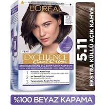 L'Oréal Paris Excellence Cool Saç Boyası 5/11 Küllü Açık Kahve