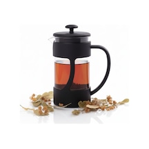 350 Ml French Press Filtre Kahve Ve Bitki Çayı Demleme Kupası Metal Filtreli, Isıya Dayanıklı, Portatif Siyah De Diğer