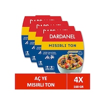 Dardanel Aç Ye Mısırlı Ton Balığı 4 x 160 G