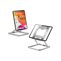 H12mini Katlanabilir Tablet Standı Ayarlanabilir Açılar 13,3 İnçe Kadar Dizüstü Bilgisayarlar İçin Masaüstü Desteği