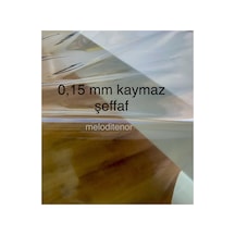Şeffaf Kaymaz 0,15 Mm Pvc Muşamba Masa Örtüsü Naylon Masa Koruyucu Birinci Kalite Cam Görüntü